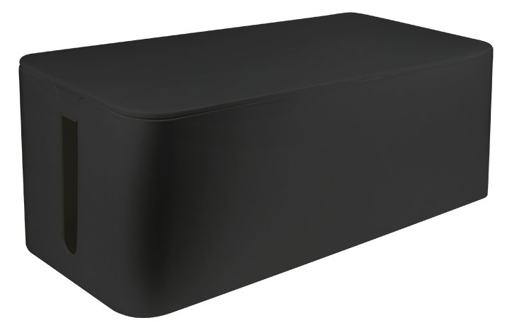 LogiLink Kabelbox - Kabelmanagement-Box - Schwarz
