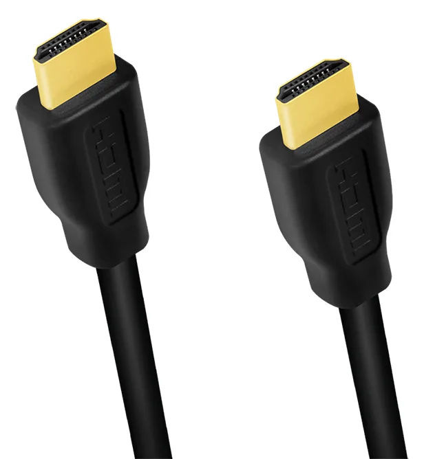 LogiLink Premium Highspeed - HDMI-Kabel mit Ethernet - HDMI männlich zu HDMI männlich - 1 m - Doppelisolierung - Schwarz, Ansicht 2