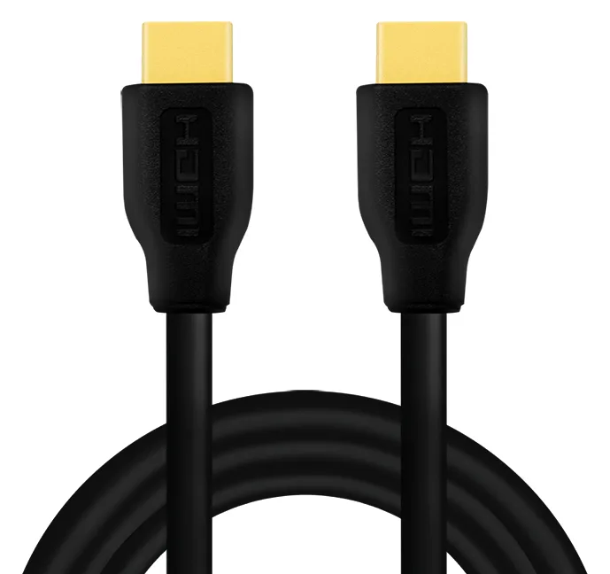 LogiLink Premium Highspeed - HDMI-Kabel mit Ethernet - HDMI männlich zu HDMI männlich - 1 m - Doppelisolierung - Schwarz, Ansicht 4