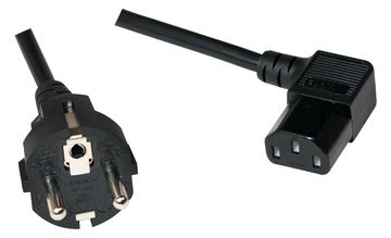 LogiLink Stromkabel - CEE 7/7 (M) bis IEC 60320 C13 von LumaTech