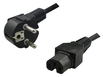 LogiLink Stromkabel - IEC 60320 C15 bis CEE 7/7 (S) von LumaTech
