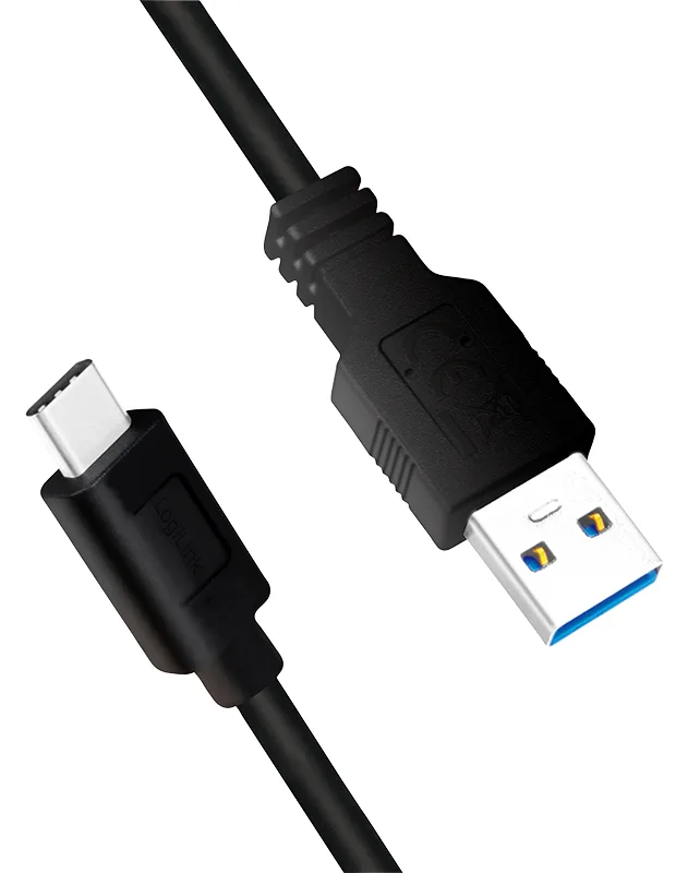 LogiLink USB-Kabel - USB Typ A (M) zu 24 pin USB-C (M), Ansicht 3
