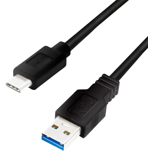 LogiLink USB-Kabel - USB Typ A (M) zu 24 pin USB-C (M), Ansicht 2