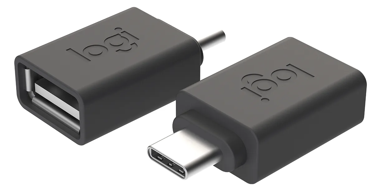 Logitech USB-Adapter - 24 pin USB-C (M) zu USB (W), Ansicht 2