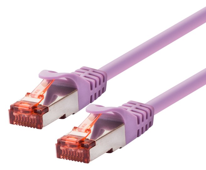 LOGON PROFESSIONAL PATCH CABLE CAT6 F/UTP - VIOLET - Kabel - Netzwerk