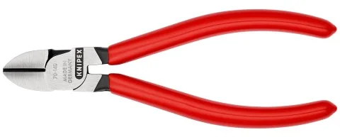 KNIPEX 70 01 140 - Diagonale Zange - 4 mm - Kunststoff - Stahl - Kunststoff - Stahl - Rot - 140 mm, Ansicht 2