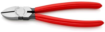 KNIPEX 70 01 180 - Seitenschneider - 4 mm - Chrom-Vanadium-Stahl - Kunststoff - Rot - 52 mm von LumaTech