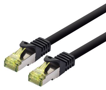 LOGON PROFESSIONAL PATCH CABLE SFTP/AWG26/LSOH - Cat6a 500Mhz - BLACK - Kabel - Netzwerk von LumaTech