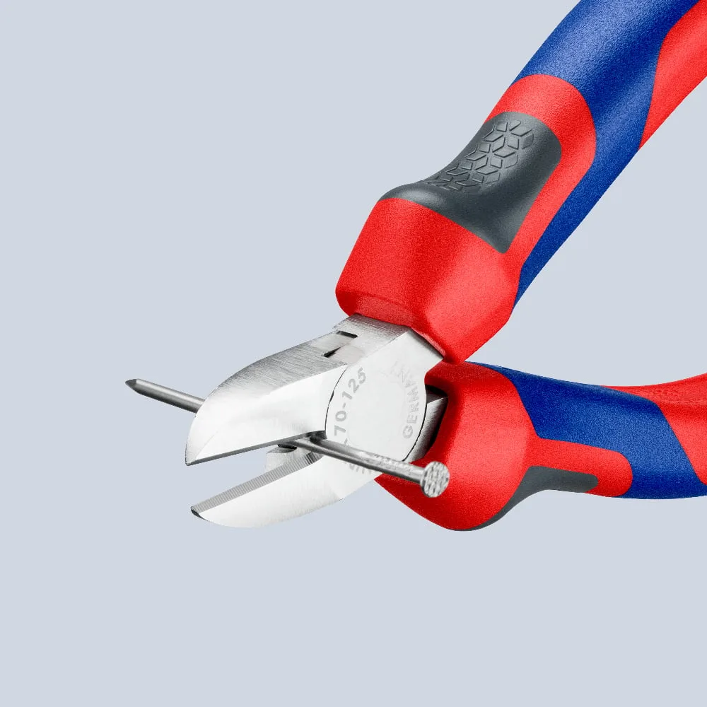 KNIPEX 70 05 125 - Diagonale Zange - Kunststoff - Blau - Rot - 125 mm, Ansicht 2
