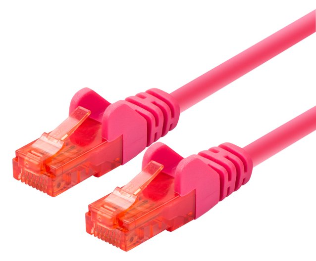 LOGON PROFESSIONAL PATCH CABLE U/UTP Cat6 - Magenta - Kabel - Netzwerk