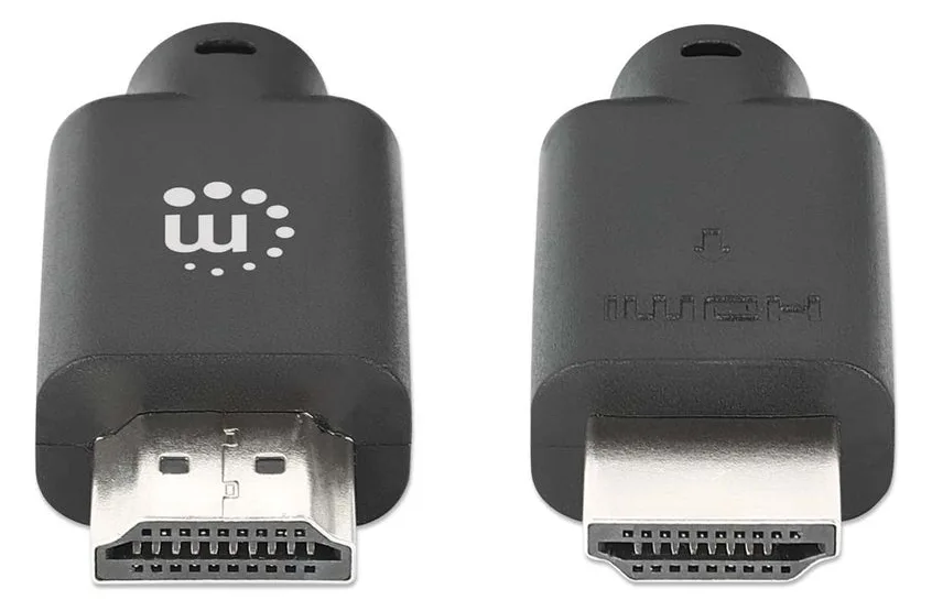 Manhattan 4K60 HDMI 2.0 Kabel 18 Gbit/s schwarz - - Digital/Display/Video - Kabel - Digital/Daten, Ansicht 4