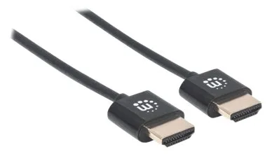 Manhattan HDMI Cable with Ethernet (Ultra Thin), 4K@60Hz (Premium High Speed), Ansicht 4