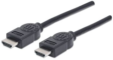 Manhattan HDMI Cable, 4K@30Hz (High Speed), 1.8m, Male to Male, Black, Equivalent to Startech HDMM6, Ultra HD 4k x 2k von LumaTech