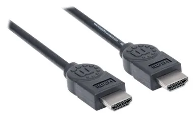 Manhattan HDMI Cable, 4K@30Hz (High Speed), 1.8m, Male to Male, Black, Equivalent to Startech HDMM6, Ultra HD 4k x 2k, Ansicht 2