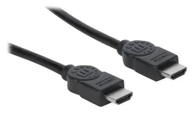 Manhattan HDMI Cable, 4K@30Hz (High Speed), 1m, Male to Male, Black, Ultra HD 4k x 2k, Ansicht 2