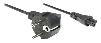Manhattan Power Cord/Cable, Euro 2-pin (CEE 7/4) plug to C5 Female (cloverleaf/triangular), Ansicht 2