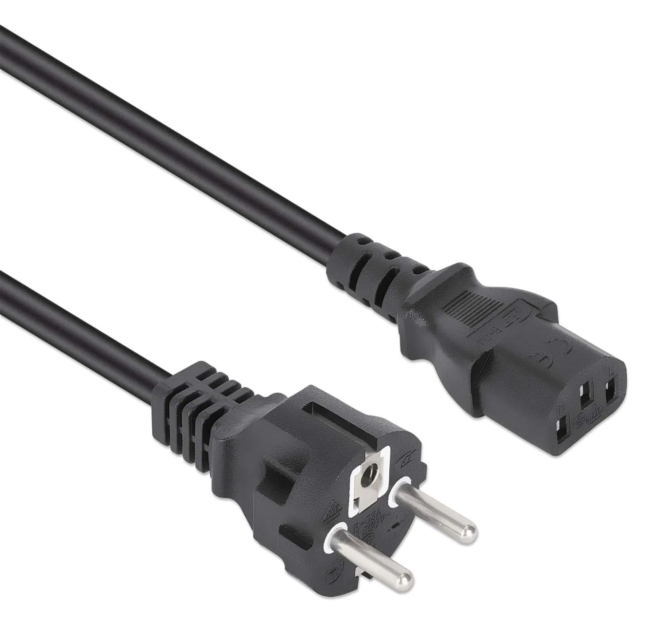 Manhattan Stromkabel C13 auf Schutzkontakt - Strom/Netzteil - 5 m, Ansicht 3