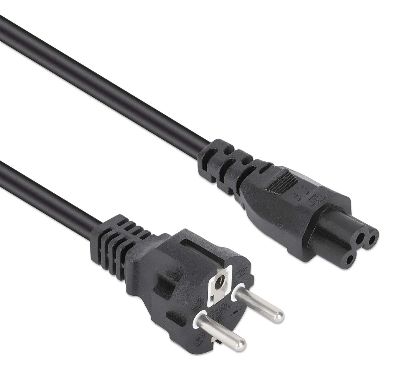 Manhattan Stromkabel C5 auf Schutzkontakt - Strom/Netzteil - 3 m, Ansicht 4