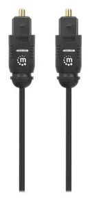 Manhattan Toslink Digital Optical AudioCable, 2m, Male/Male, Toslink S/PDIF, Gold plated contacts, Lifetime Warranty, Ansicht 2