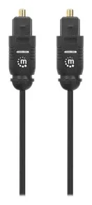 Manhattan Toslink Digital Optical AudioCable, 5m, Male/Male, Toslink S/PDIF, Gold plated contacts, Lifetime Warranty, Ansicht 3