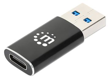 Manhattan USB-A auf USB-C Adapter USB 3.2 Gen 2 10Gbps - Adapter von LumaTech