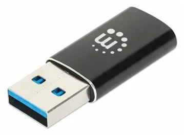 Manhattan USB-A auf USB-C Adapter USB 3.2 Gen 2 10Gbps - Adapter, Ansicht 2