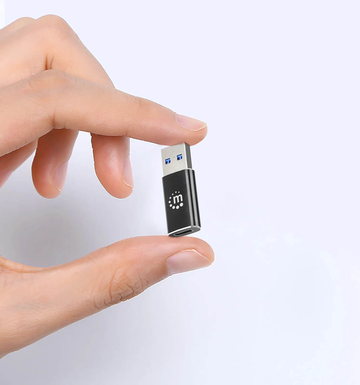 Manhattan USB-A auf USB-C Adapter USB 3.2 Gen 2 10Gbps - Adapter, Ansicht 3