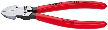 KNIPEX 72 01 160 - Diagonale Zange - Chrom-Vanadium-Stahl - Kunststoff - Rot - 160 mm - 164 g von LumaTech