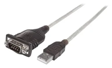Manhattan USB-A to Serial Converter cable, 45cm, Male to Male, Serial/RS232/COM/DB9, Prolific PL-2303RA Chip, Ansicht 5