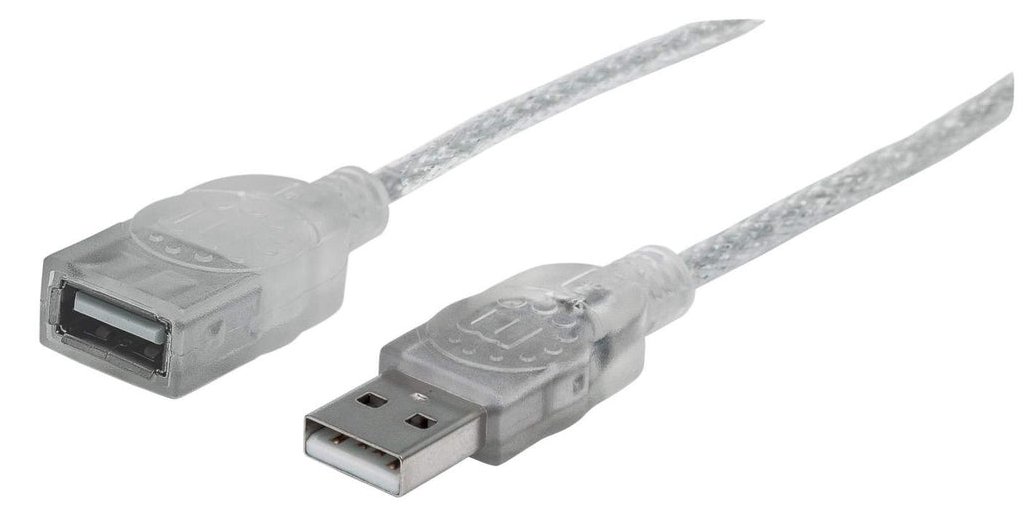 Manhattan USB-A to USB-A Extension Cable, 1.8m, Male to Female, 480 Mbps (USB 2.0) von LumaTech