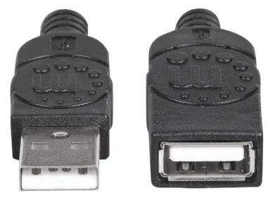 Manhattan USB-A to USB-A Extension Cable, 1m, Male to Female, 480 Mbps (USB 2.0), Ansicht 3