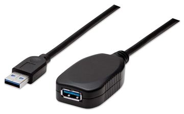 Manhattan USB-A to USB-A Extension Cable, 5m, Male to Female, Active, 5 Gbps (USB 3.2 Gen1 aka USB 3.0) von LumaTech