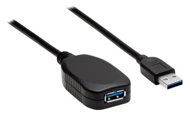 Manhattan USB-A to USB-A Extension Cable, 5m, Male to Female, Active, 5 Gbps (USB 3.2 Gen1 aka USB 3.0), Ansicht 2