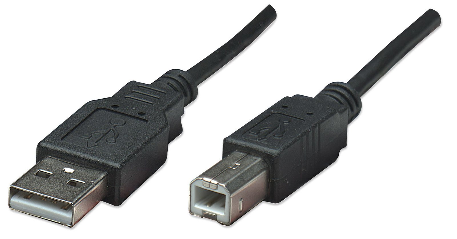Manhattan USB-A to USB-B Cable, 0.5m, Male to Male, 480 Mbps (USB 2.0) von LumaTech