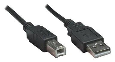 Manhattan USB-A to USB-B Cable, 0.5m, Male to Male, 480 Mbps (USB 2.0), Ansicht 3