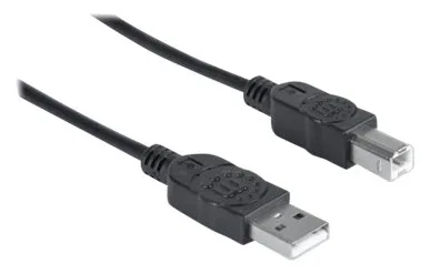 Manhattan USB-A to USB-B Cable, 1.8m, Male to Male, Black, 480 Mbps (USB 2.0), Ansicht 5