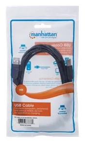 Manhattan USB-A to USB-B Cable, 3m, Male to Male, 480 Mbps (USB 2.0), Ansicht 2