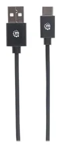 Manhattan USB-C to USB-A Cable, 1m, Male to Male, 480 Mbps (USB 2.0), Ansicht 3