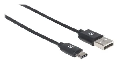 Manhattan USB-C to USB-A Cable, 1m, Male to Male, 480 Mbps (USB 2.0), Ansicht 4