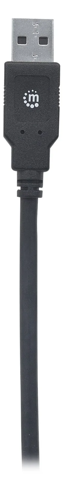 Manhattan USB-C to USB-A Cable, 2m, Male to Male, 5 Gbps (USB 3.2 Gen1 aka USB 3.0), Ansicht 3