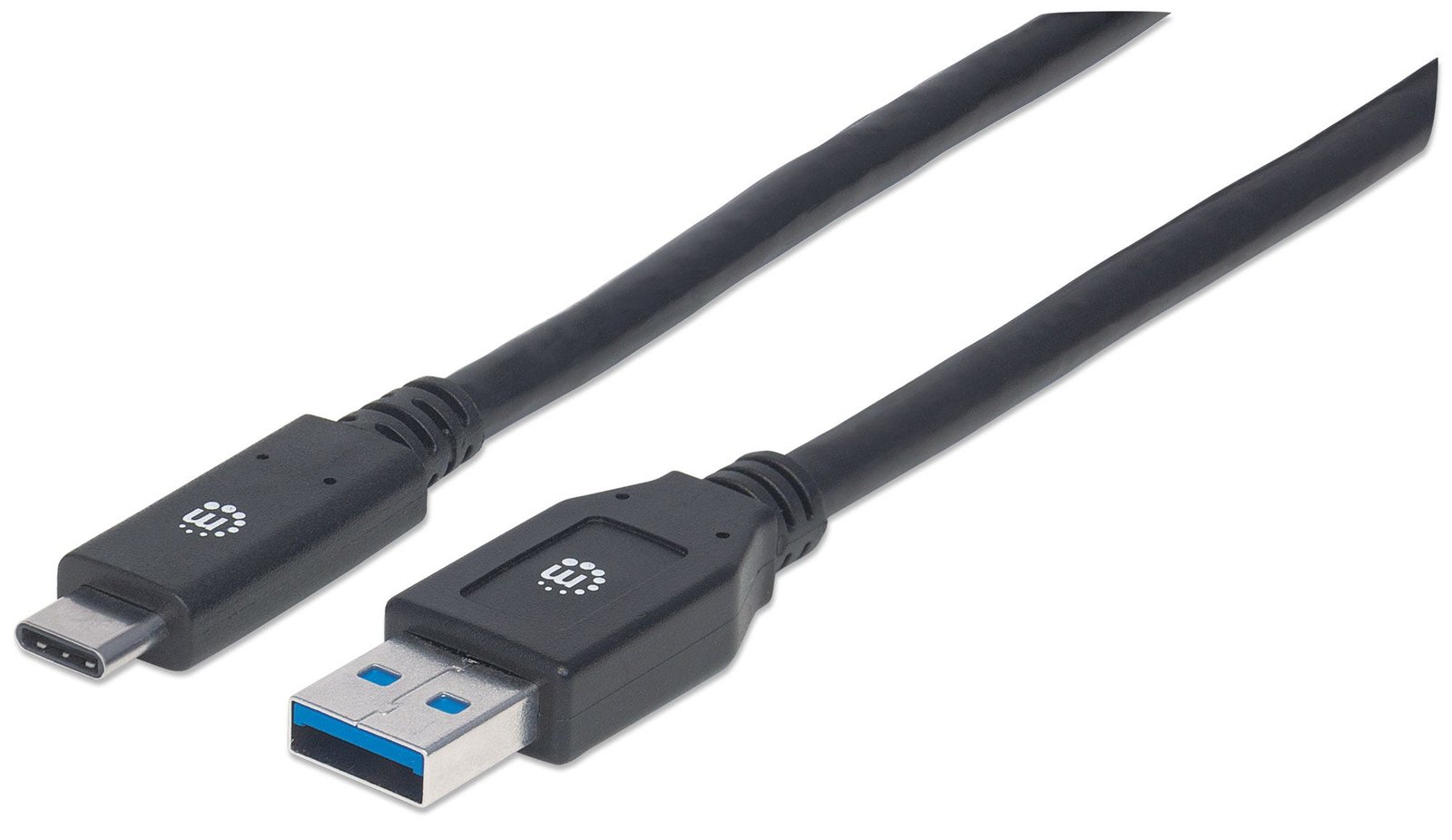 Manhattan USB-C to USB-A Cable, 3m, Male to Male, 5 Gbps (USB 3.2 Gen1 aka USB 3.0) von LumaTech
