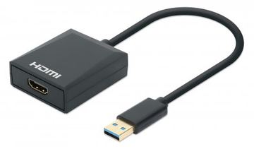 Manhattan Videoadapter - USB Typ A männlich zu HDMI weiblich von LumaTech