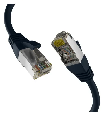 M-CAB CAT8.1 BLACK 0.25M PATCH CORD - Netzwerk - CAT 8, Ansicht 2