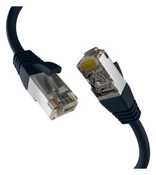 M-CAB CAT8.1 BLACK 10M PATCH CORD - Netzwerk - CAT 8