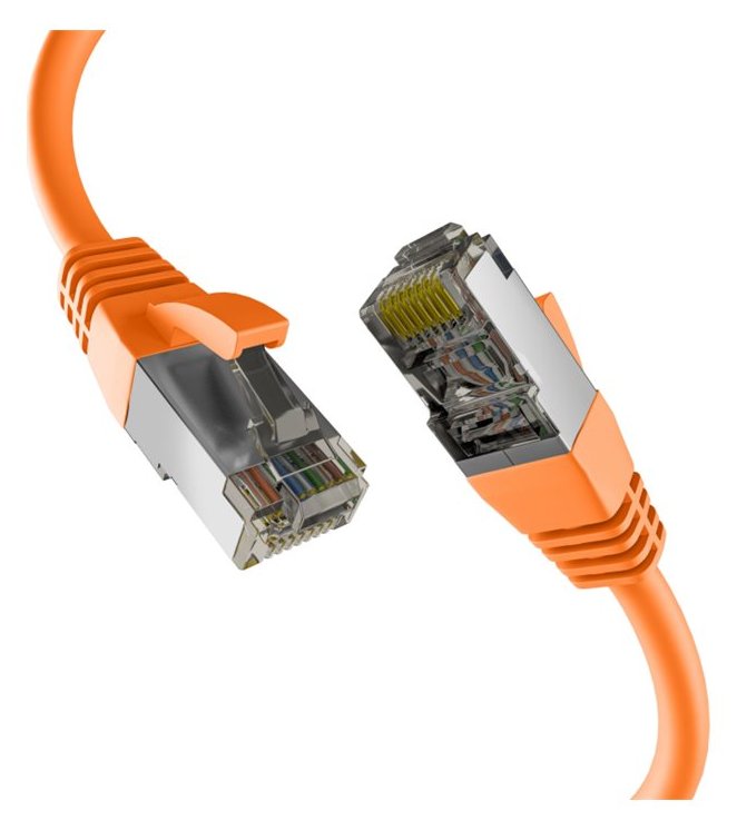 M-CAB CAT8.1 ORANGE 1M PATCH CORD - Netzwerk - CAT 8