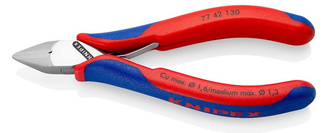 KNIPEX 77 42 130 - Diagonale Zange - 1,5 cm - 1,8 cm - 9,5 mm - 1,6 mm - Stahl