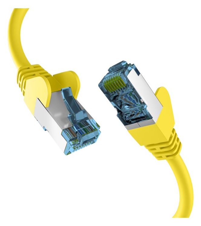 M-CAB EC020200179 - 1 m - Cat7 - S/FTP (S-STP) - RJ-45 - RJ-45