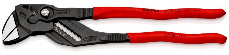 KNIPEX 86 01 300 - 9,5 mm - 6,8 cm - Kunststoff - Rot - 17 mm - 300 mm