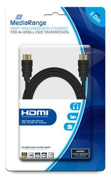 MEDIARANGE HDMI mit Ethernetkabel - HDMI (S) von LumaTech