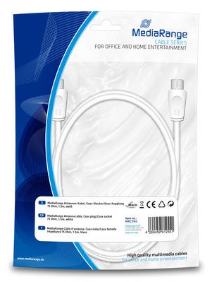 MEDIARANGE MRCS162 - Anschlusskabel - Weiß - 1,5 m